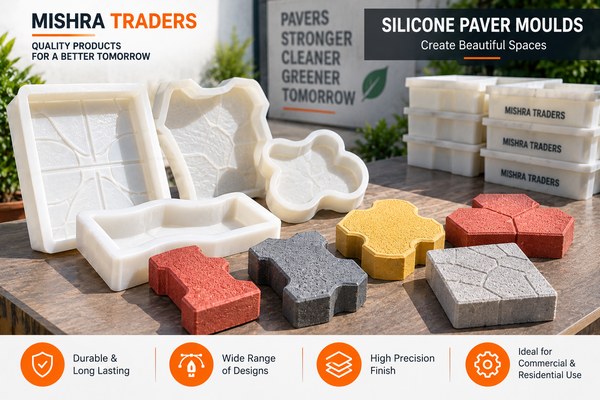Silicone designer paver mould