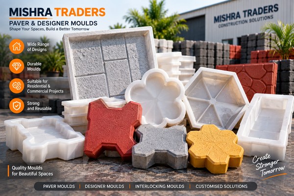 Paver block and designer moulds supplied by Mishra Traders